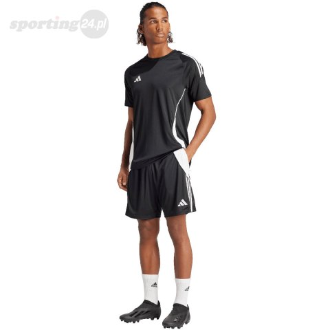 Koszulka męska adidas Tiro 24 Jersey czarna IJ7676 Adidas teamwear Koszulka męska adidas Tiro 24 Jersey czarna IJ7676 Adidas teamwear