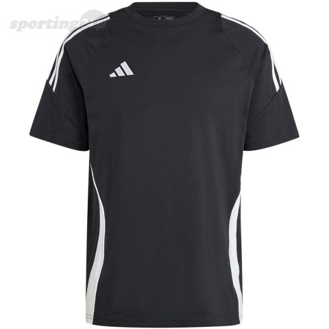 Koszulka męska adidas Tiro 24 Sweat czarna IJ9954 Adidas teamwear Koszulka męska adidas Tiro 24 Sweat czarna IJ9954 Adidas teamwear