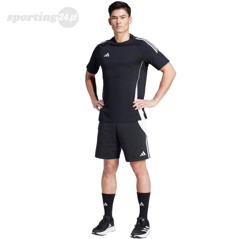 Koszulka męska adidas Tiro 24 Sweat czarna IJ9954 Adidas teamwear Koszulka męska adidas Tiro 24 Sweat czarna IJ9954 Adidas teamwear