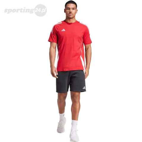 Koszulka męska adidas Tiro 24 Sweat czerwona IR9349 Adidas teamwear Koszulka męska adidas Tiro 24 Sweat czerwona IR9349 Adidas teamwear