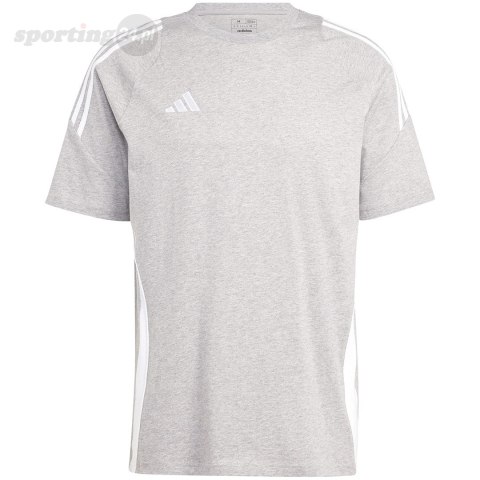 Koszulka męska adidas Tiro 24 Sweat szara IR9348 Adidas teamwear Koszulka męska adidas Tiro 24 Sweat szara IR9348 Adidas teamwear