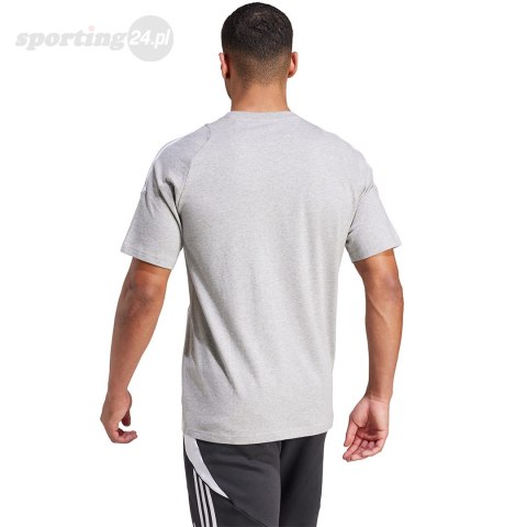 Koszulka męska adidas Tiro 24 Sweat szara IR9348 Adidas teamwear Koszulka męska adidas Tiro 24 Sweat szara IR9348 Adidas teamwear