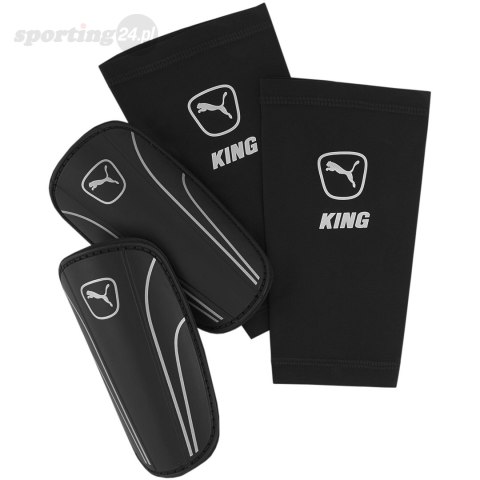 Ochraniacze piłkarskie Puma King Sleeve czarne 30851 02 Puma Ochraniacze piłkarskie Puma King Sleeve czarne 30851 02 Puma