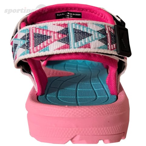 Sandały dla dzieci Lee Cooper różowo-niebieskie LCW-24-34-2600K Lee Cooper Sandały dla dzieci Lee Cooper różowo-niebieskie LCW-24-34-2600K Lee Cooper