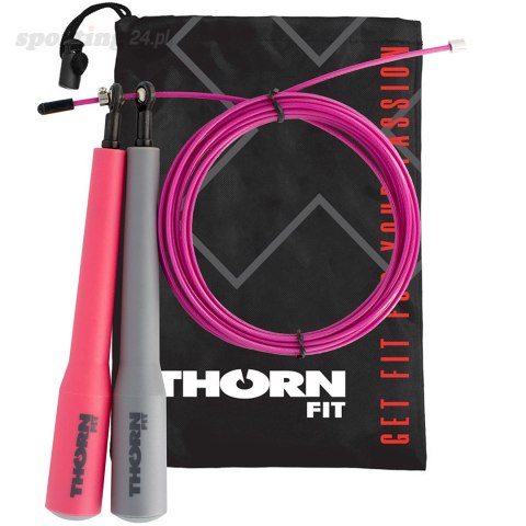 Skakanka Thorn Fit Speed Rope Lady szaro-różowa Thorn Fit Skakanka Thorn Fit Speed Rope Lady szaro-różowa Thorn Fit