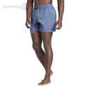 Spodenki kąpielowe męskie adidas Solid CLX Short-Length niebieskie IR6221 Adidas