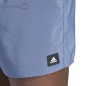 Spodenki kąpielowe męskie adidas Solid CLX Short-Length niebieskie IR6221 Adidas