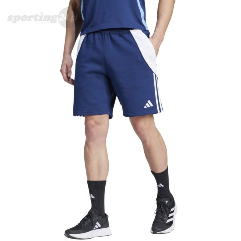Spodenki męskie adidas Tiro 24 Sweat granatowe IS2158 Adidas teamwear Spodenki męskie adidas Tiro 24 Sweat granatowe IS2158 Adidas teamwear