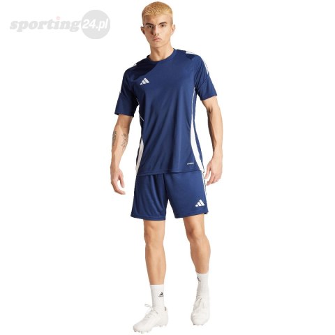 Spodenki męskie adidas Tiro 24 Training granatowe IR9335 Adidas teamwear Spodenki męskie adidas Tiro 24 Training granatowe IR9335 Adidas teamwear