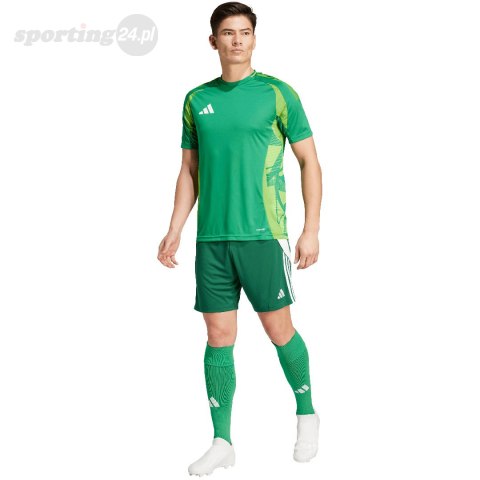 Spodenki męskie adidas Tiro 24 zielone IS1410 Adidas teamwear Spodenki męskie adidas Tiro 24 zielone IS1410 Adidas teamwear