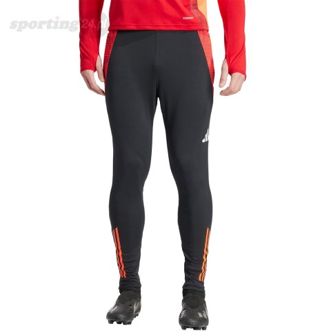 Spodnie męskie adidas Tiro 24 Competition Training czarno-pomarańczowe IP1879 Adidas teamwear Spodnie męskie adidas Tiro 24 Competition Training czarno-pomarańczowe IP1879 Adidas teamwear
