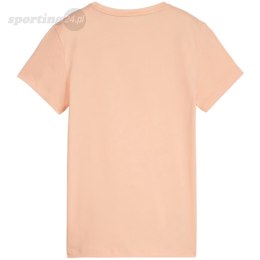 Koszulka damska Puma ESS Logo Tee brzoskwiniowa 586775 46 Puma