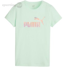 Koszulka damska Puma ESS+ Summer Daze Tee miętowa 679921 88 Puma