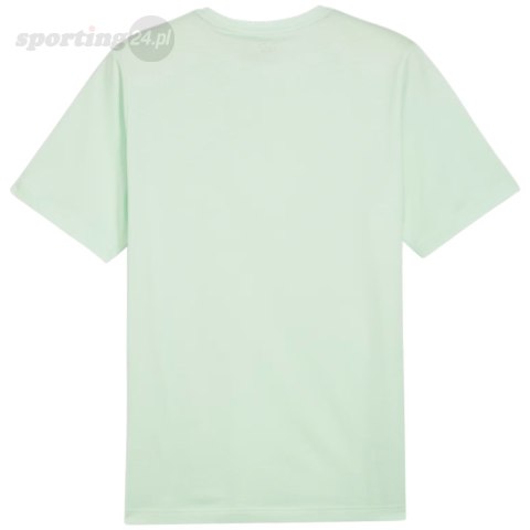 Koszulka męska Puma ESS+ 2 Col Logo Tee miętowa 586759 88 Puma Koszulka męska Puma ESS+ 2 Col Logo Tee miętowa 586759 88 Puma