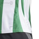 Koszulka męska adidas Striped 24 Jersey biało-zielona IW2148 Adidas teamwear Koszulka męska adidas Striped 24 Jersey biało-zielona IW2148 Adidas teamwear