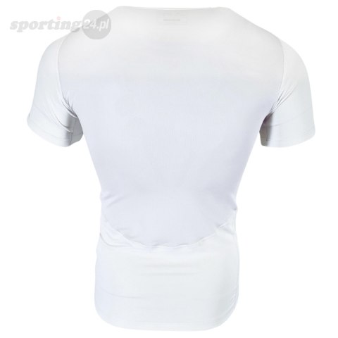 Koszulka męska adidas Techfit Aeroready Short Sleeve biała IS7605 Adidas teamwear Koszulka męska adidas Techfit Aeroready Short Sleeve biała IS7605 Adidas teamwear