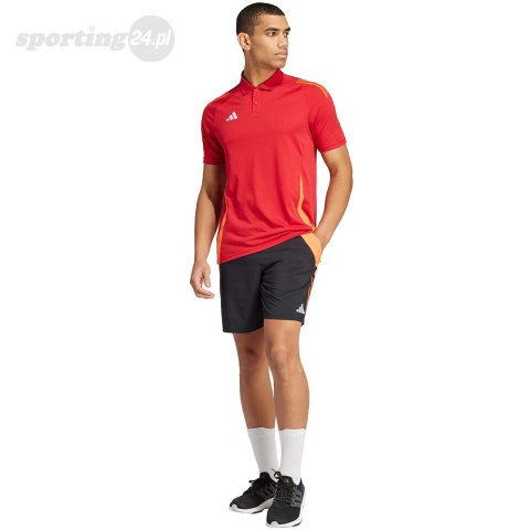 Koszulka męska adidas Tiro 24 Competition Polo czerwona IR7563 Adidas teamwear Koszulka męska adidas Tiro 24 Competition Polo czerwona IR7563 Adidas teamwear