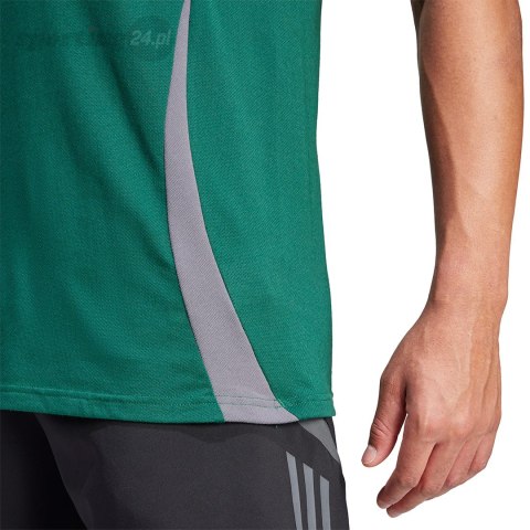 Koszulka męska adidas Tiro 24 Competition Polo zielona IR7567 Adidas teamwear Koszulka męska adidas Tiro 24 Competition Polo zielona IR7567 Adidas teamwear