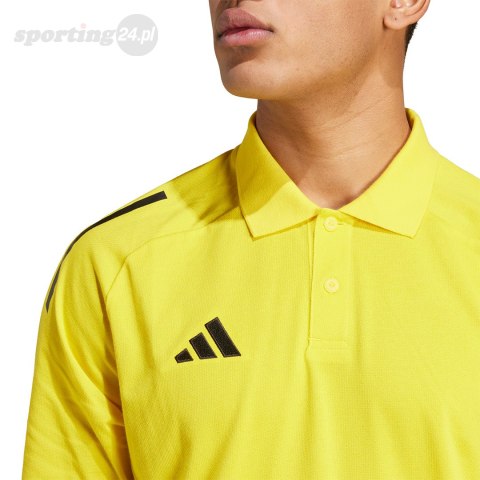 Koszulka męska adidas Tiro 24 Competition Polo żółta IV9144 Adidas teamwear Koszulka męska adidas Tiro 24 Competition Polo żółta IV9144 Adidas teamwear