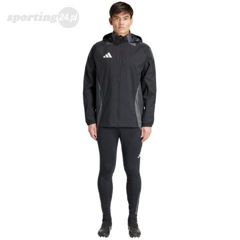 Kurtka męska adidas Tiro 24 Competition All-Weather czarna IJ8343 Adidas teamwear Kurtka męska adidas Tiro 24 Competition All-Weather czarna IJ8343 Adidas teamwear