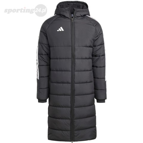 Kurtka męska adidas Tiro 24 L Coat czarna IJ7389 Adidas teamwear Kurtka męska adidas Tiro 24 L Coat czarna IJ7389 Adidas teamwear