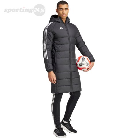 Kurtka męska adidas Tiro 24 L Coat czarna IJ7389 Adidas teamwear Kurtka męska adidas Tiro 24 L Coat czarna IJ7389 Adidas teamwear