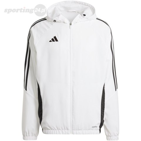 Kurtka męska adidas Tiro 24 biała IM8808 Adidas teamwear Kurtka męska adidas Tiro 24 biała IM8808 Adidas teamwear