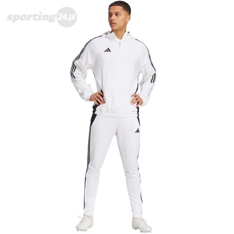 Kurtka męska adidas Tiro 24 biała IM8808 Adidas teamwear Kurtka męska adidas Tiro 24 biała IM8808 Adidas teamwear