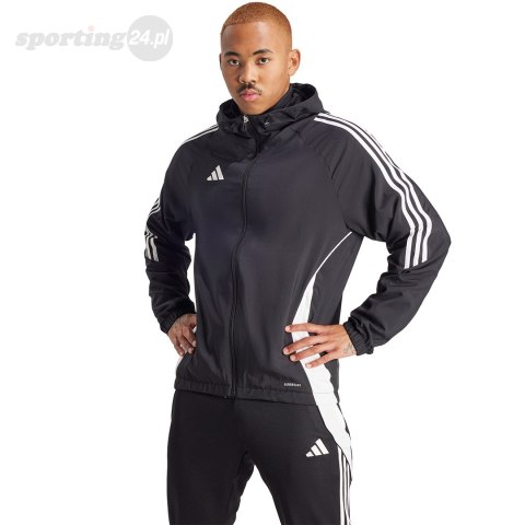 Kurtka męska adidas Tiro 24 czarna IM8806 Adidas teamwear Kurtka męska adidas Tiro 24 czarna IM8806 Adidas teamwear