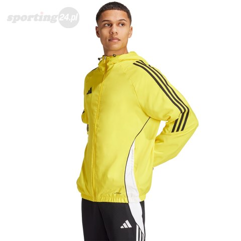 Kurtka męska adidas Tiro 24 żółta IM8807 Adidas teamwear Kurtka męska adidas Tiro 24 żółta IM8807 Adidas teamwear