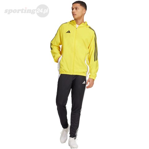 Kurtka męska adidas Tiro 24 żółta IM8807 Adidas teamwear Kurtka męska adidas Tiro 24 żółta IM8807 Adidas teamwear
