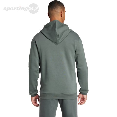 Bluza męska adidas Essentials Fleece 3-Stripes Hoodie zielona IX2366 Adidas Bluza męska adidas Essentials Fleece 3-Stripes Hoodie zielona IX2366 Adidas