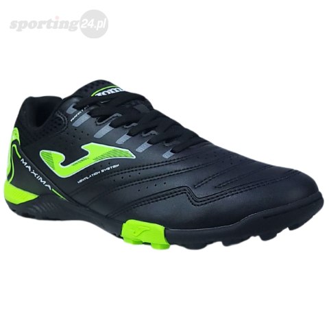 Buty piłkarskie Joma Maxima 2401 Turf czarno-zielone MAXS2401TF Joma Buty piłkarskie Joma Maxima 2401 Turf czarno-zielone MAXS2401TF Joma