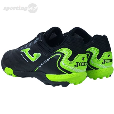 Buty piłkarskie Joma Maxima 2401 Turf czarno-zielone MAXS2401TF Joma Buty piłkarskie Joma Maxima 2401 Turf czarno-zielone MAXS2401TF Joma