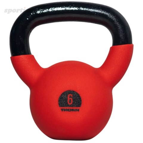 Kettlebell odważnik żeliwny gumowany Thorn Fit Cast-iron with coating 6 kg Thorn Fit Kettlebell odważnik żeliwny gumowany Thorn Fit Cast-iron with coating 6 kg Thorn Fit
