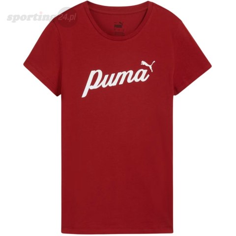 Koszulka damska Puma ESS+Script czerwona 679315 13 Puma Koszulka damska Puma ESS+Script czerwona 679315 13 Puma