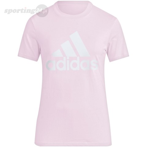 Koszulka damska adidas Loungewear Essentials Logo Tee jasny róż GL0726 Adidas Koszulka damska adidas Loungewear Essentials Logo Tee jasny róż GL0726 Adidas