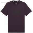 Koszulka męska Puma Essential Logo Tee ciemny fiolet 586667 18 Puma