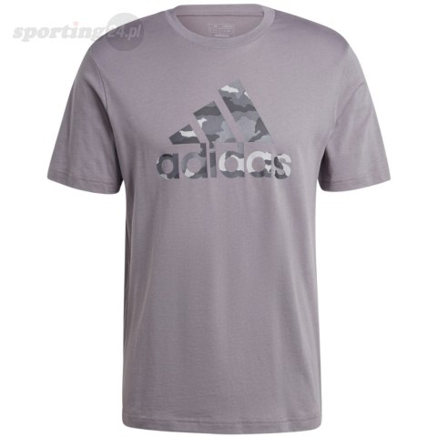 Koszulka męska adidas Camo Bos Graphic Tee szara IY0741 Adidas Koszulka męska adidas Camo Bos Graphic Tee szara IY0741 Adidas