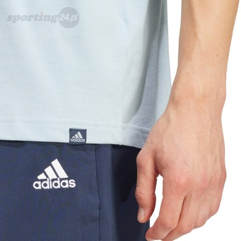 Koszulka męska adidas Growth Badge Graphic jasnoniebieska IW1160 Adidas Koszulka męska adidas Growth Badge Graphic jasnoniebieska IW1160 Adidas