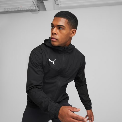 Kurtka męska Puma teamRISE All Weather Jacket czarna 657396 04 Puma Kurtka męska Puma teamRISE All Weather Jacket czarna 657396 04 Puma