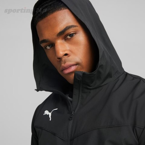 Kurtka męska Puma teamRISE All Weather Jacket czarna 657396 04 Puma Kurtka męska Puma teamRISE All Weather Jacket czarna 657396 04 Puma