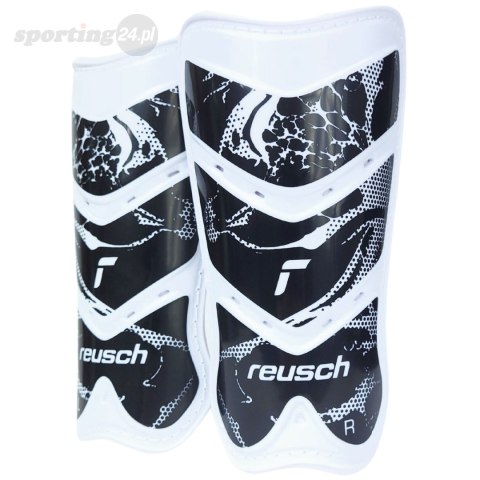 Ochraniacze piłkarskie Reusch Shinguard Attrakt Lite biało-czarne 5377045 7701 Reusch Ochraniacze piłkarskie Reusch Shinguard Attrakt Lite biało-czarne 5377045 7701 Reusch