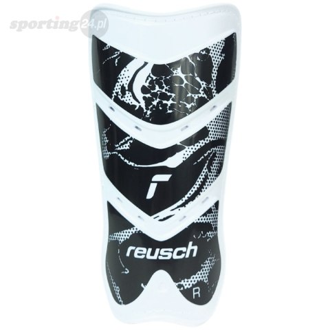 Ochraniacze piłkarskie Reusch Shinguard Attrakt Lite biało-czarne 5377045 7701 Reusch Ochraniacze piłkarskie Reusch Shinguard Attrakt Lite biało-czarne 5377045 7701 Reusch