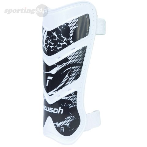 Ochraniacze piłkarskie Reusch Shinguard Attrakt Lite biało-czarne 5377045 7701 Reusch Ochraniacze piłkarskie Reusch Shinguard Attrakt Lite biało-czarne 5377045 7701 Reusch
