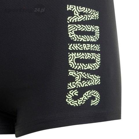 Spodenki kąpielowe dla dzieci adidas Logo Swim BXR czarne IK9654 Adidas Spodenki kąpielowe dla dzieci adidas Logo Swim BXR czarne IK9654 Adidas