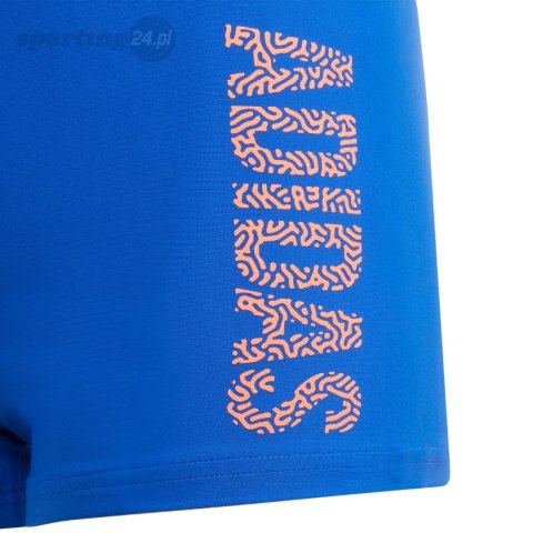 Spodenki kąpielowe dla dzieci adidas Logo Swim BXR niebieskie IP2719 Adidas Spodenki kąpielowe dla dzieci adidas Logo Swim BXR niebieskie IP2719 Adidas