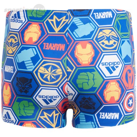 Spodenki kąpielowe dla dzieci adidas x Marvel's Avengers niebieskie IT8619 Adidas Spodenki kąpielowe dla dzieci adidas x Marvel's Avengers niebieskie IT8619 Adidas