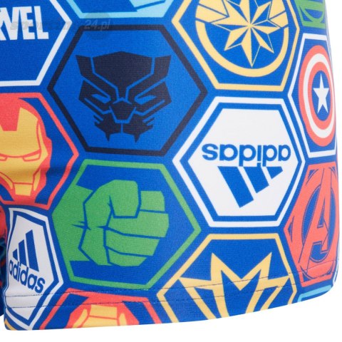 Spodenki kąpielowe dla dzieci adidas x Marvel's Avengers niebieskie IT8619 Adidas Spodenki kąpielowe dla dzieci adidas x Marvel's Avengers niebieskie IT8619 Adidas