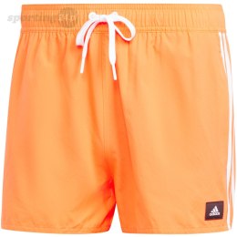 Spodenki kąpielowe męskie adidas 3-Stripes CLX Swim Shorts pomarańczowe IS2053 Adidas